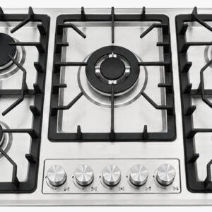 Nix 34-Inch Imported 5-Burner Stainless Steel Cooktop