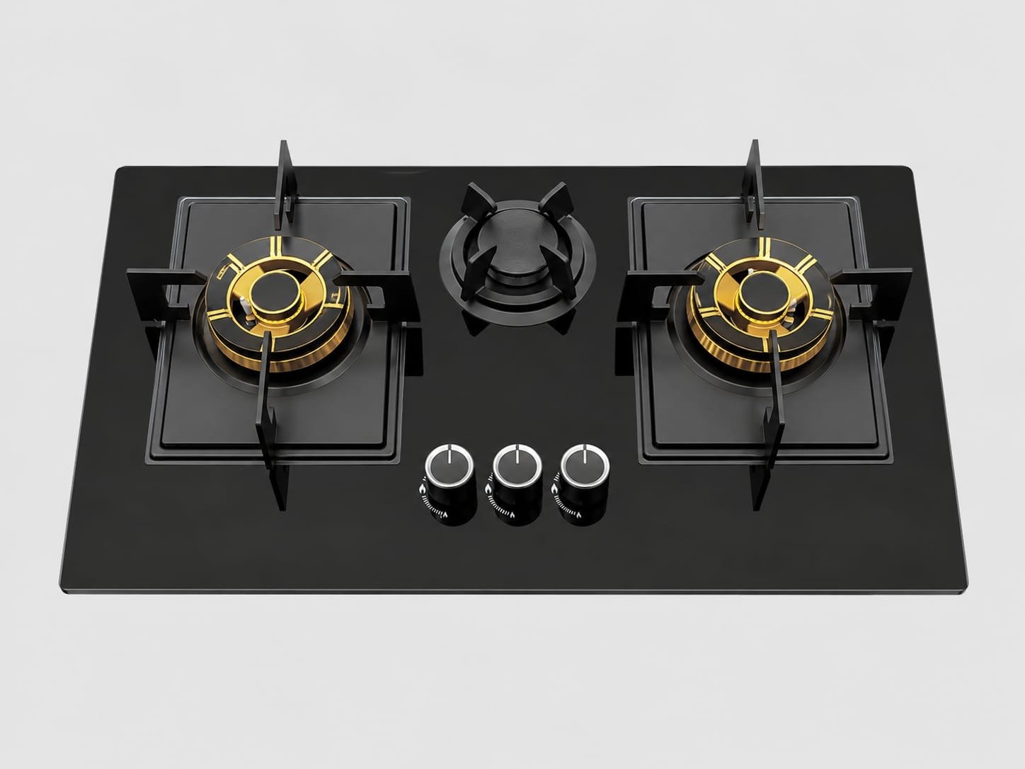 31” 3-Burner Glass Gas Cooktop