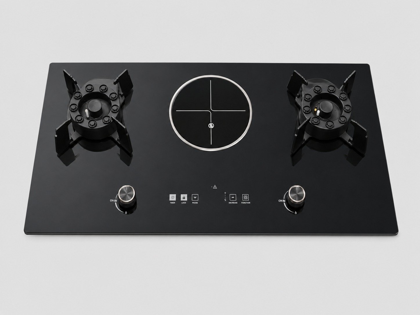 Nix 35" Premium Built-In Hybrid Stove (Glass Finish)