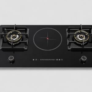 Nix 31” Smart Hybrid Cooktop | 2 Gas + 1 Electric Burner