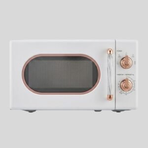 Nix Kitchen Retro 20L Microwave – Mint & Rose Gold